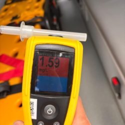 Motorista embriagado causa acidente na BR-277