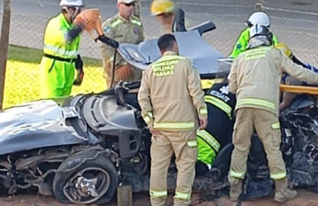 Motorista morre após capotamento no Contorno Norte em Curitiba