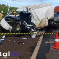 Motorista morre em colisão frontal na PR-466, em Ivaiporã