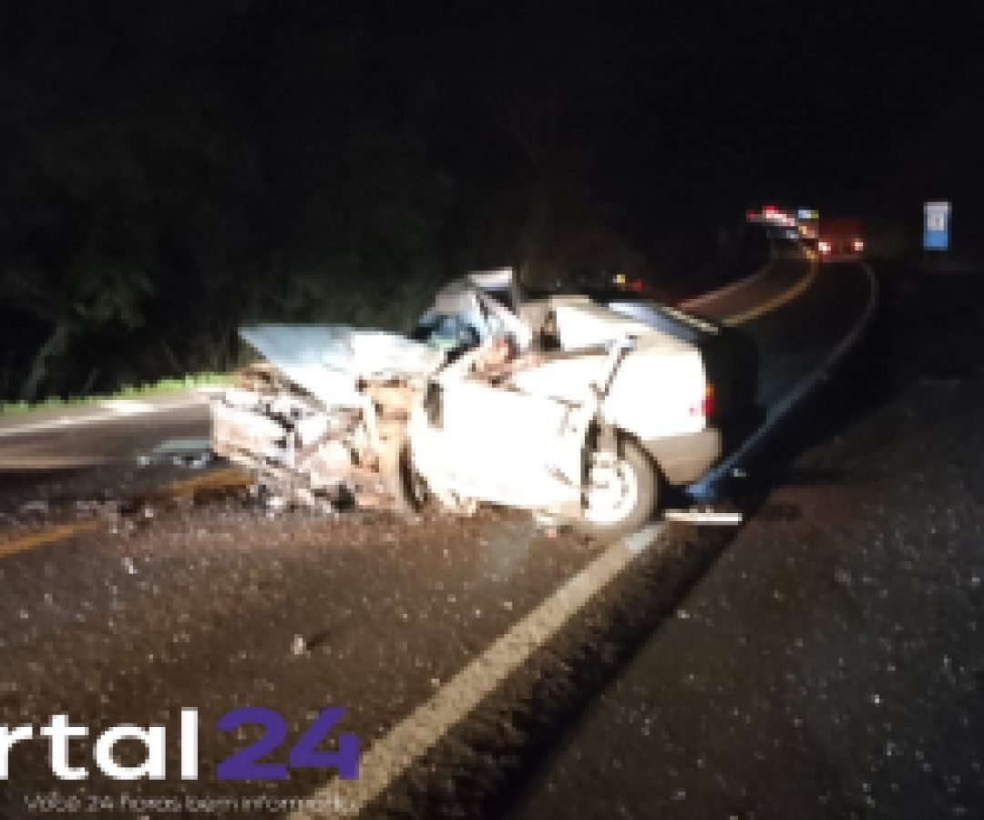 Motorista morre em grave acidente na BR-277 em Nova Laranjeiras