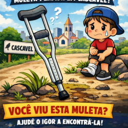 Muleta é perdida ao descer de lotação e dono pede ajuda para localizá-la