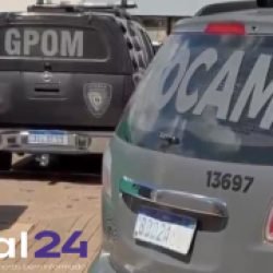 Mulher é baleada no rosto e suspeito é preso após perseguição policial em Cascavel