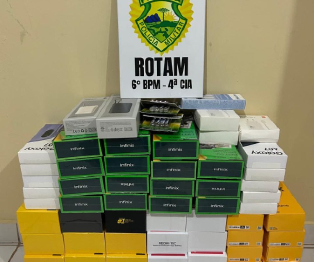 Mulher é flagrada com carga de contrabando na rodoviária de Santa Tereza do Oeste