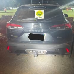Mulher é presa com carro furtado e placas adulteradas no Centro de Foz do Iguaçu