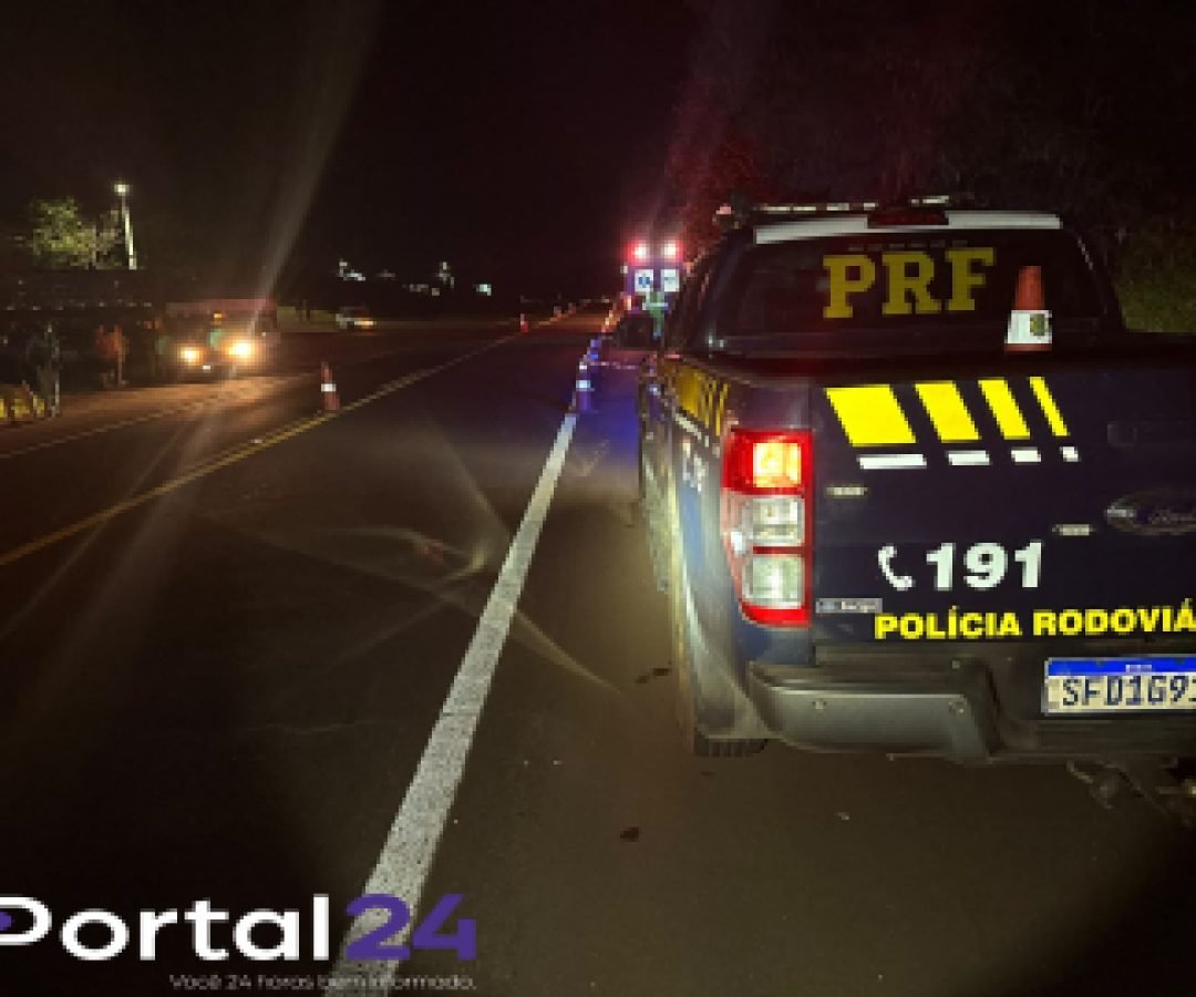 Mulher morre após ser atropelada na BR-369 em Santa Mariana