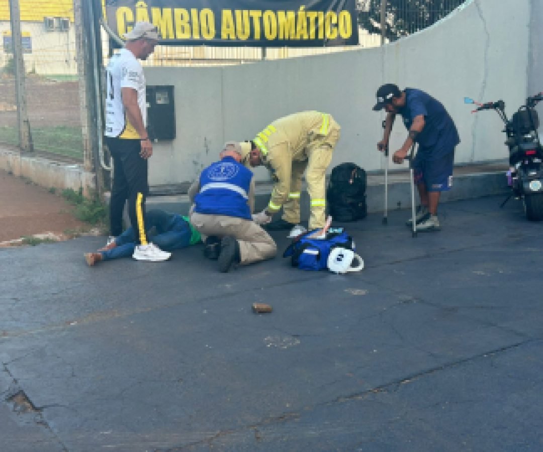 Mulher se nega a dar esmola e fica ferida no Country