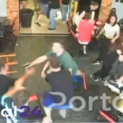 Novo vídeo mostra briga em bar que terminou com disparo de arma de fogo em Cascavel