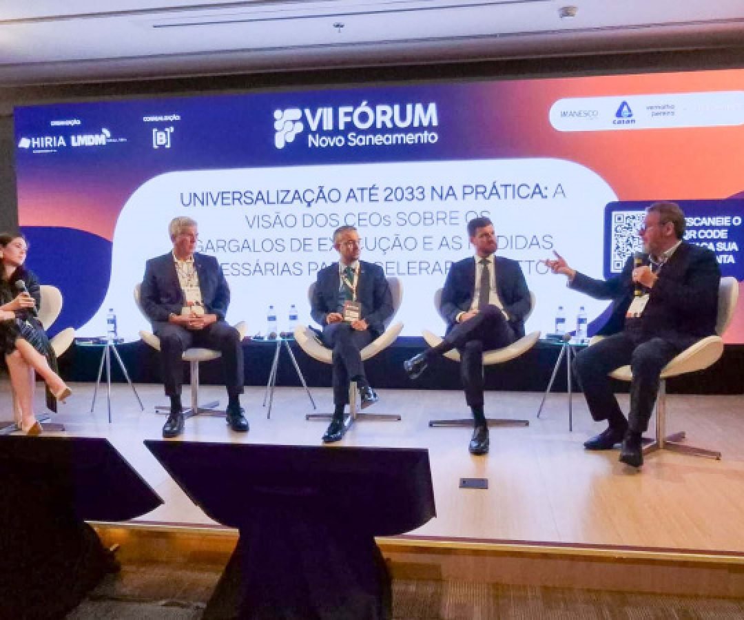 Sanepar apresenta modelo de eficiência no 7º Fórum Novo Saneamento em São Paulo