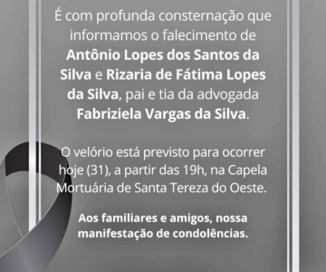 OAB emite nota sobre irmãos mortos em acidente na BR-277