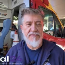 Objeto atinge trabalhador em escada e provoca queda com fratura no Bairro Tropical