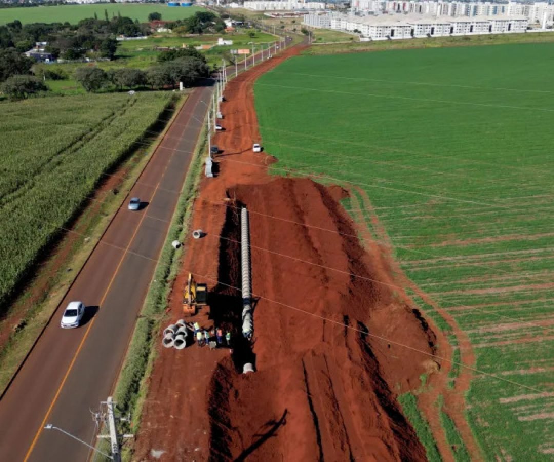 Importante avenida de Londrina está sendo duplicada com apoio do Estado