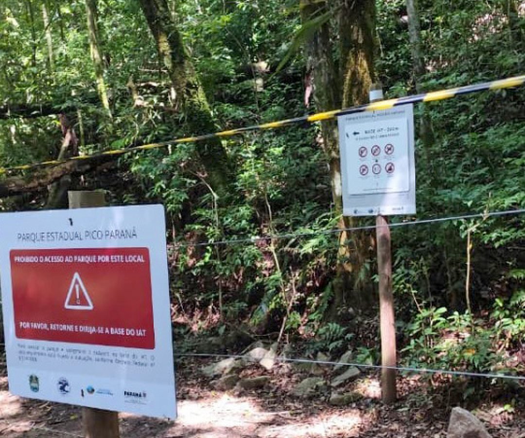 IAT e Polícia Militar multam 15 pessoas por acesso irregular ao Pico Paraná em um dia