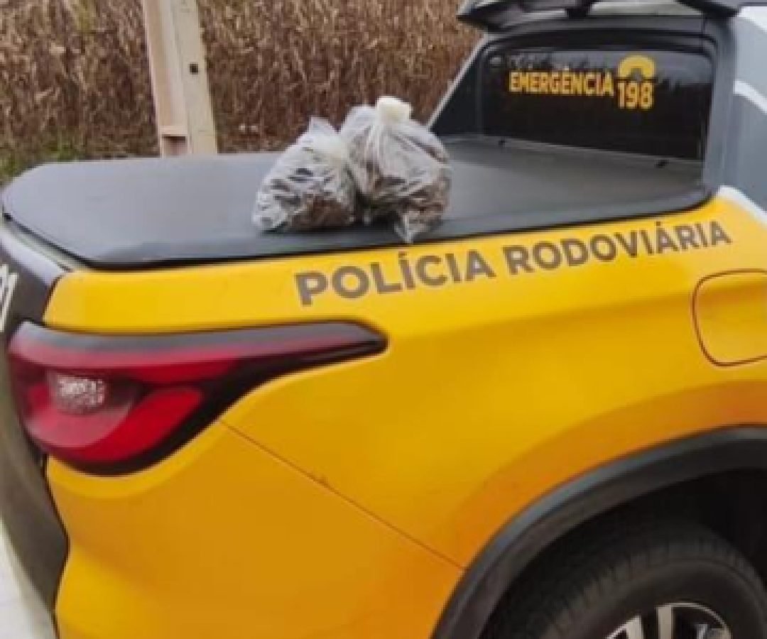 Paraguaio é preso com mais de um quilo de capulho em ônibus abordado na PR-585