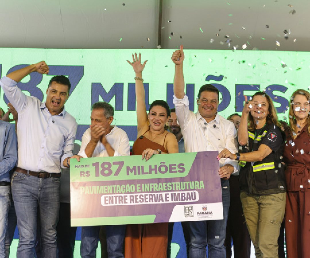 Governo do Paraná dá ordem de serviço para pavimentação da PR-160 entre Reserva e Imbaú