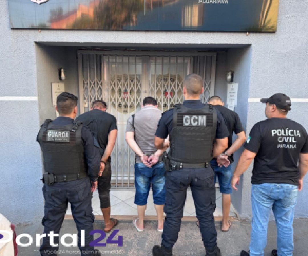 PCPR deflagra operação Contra Fluxo e prende quatro pessoas por tráfico de drogas em Jaguariaíva
