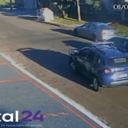 Perseguição em alta velocidade é flagrada por câmeras em Cascavel