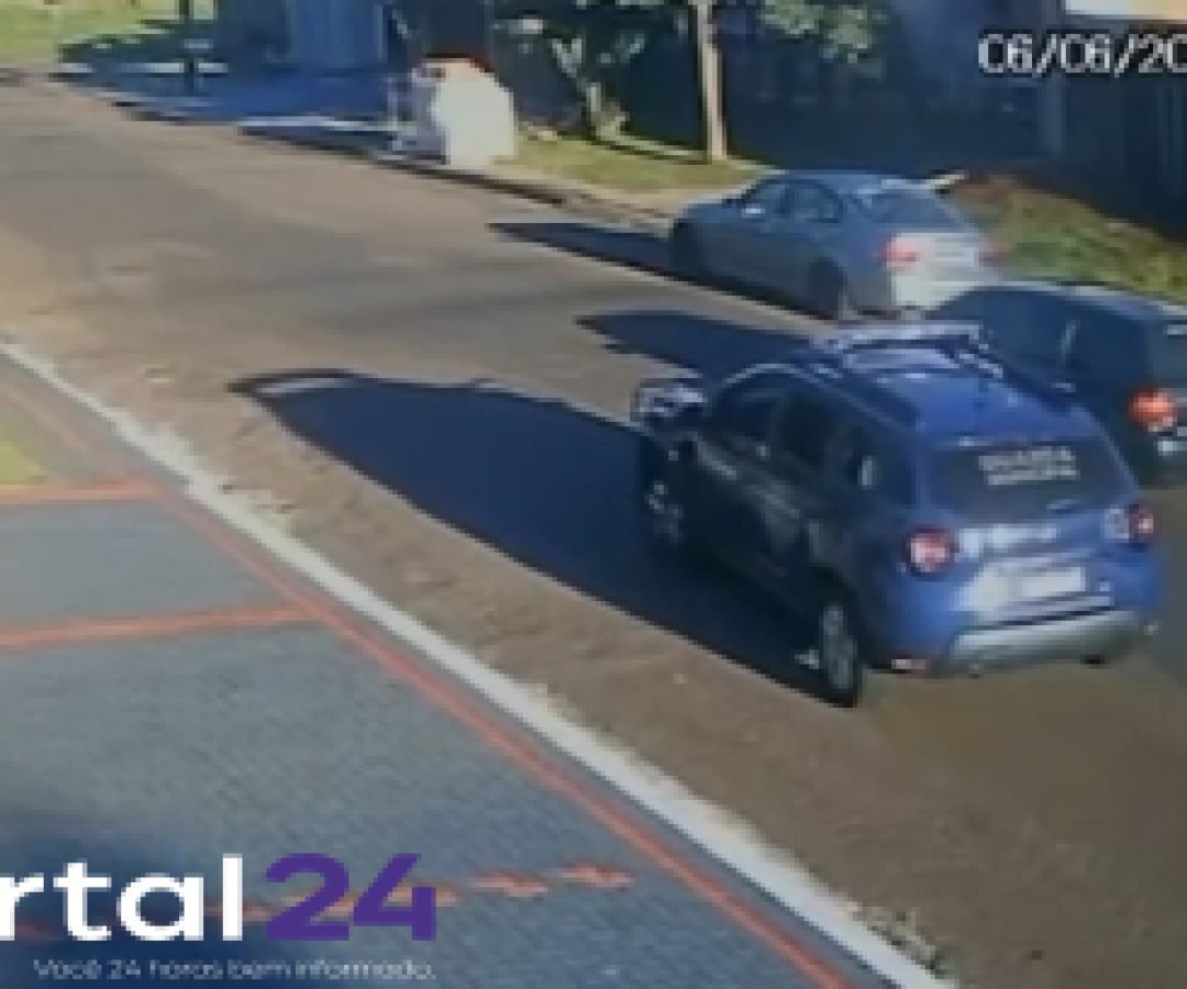 Perseguição em alta velocidade é flagrada por câmeras em Cascavel