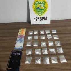 Perseguição termina com apreensão de cocaína e prisão de dois homens em Toledo