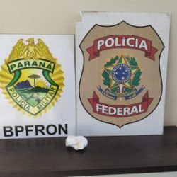 PF e BPFRON apreendem cocaína e motocicleta durante ação integrada em Guaíra