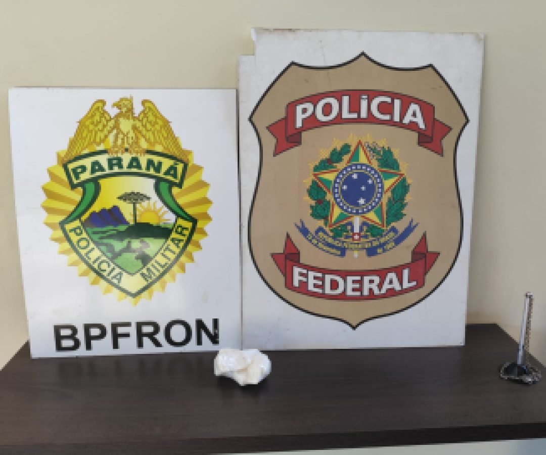 PF e BPFRON apreendem cocaína e motocicleta durante ação integrada em Guaíra