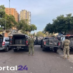 PF e PM apreendem carga milionária de eletrônicos em Foz do Iguaçu