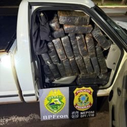 PF e PM apreendem veículos carregados com mais de 1 tonelada de maconha em Santa Helena