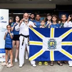 Com apoio da Sanepar, atletas sobem ao pódio em competição nacional de taekwondo