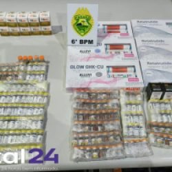 PM apreende cigarros contrabandeados e medicamentos na rodoviária de Cascavel