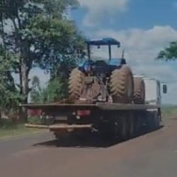 PM recupera trator furtado em Agrocafeeira