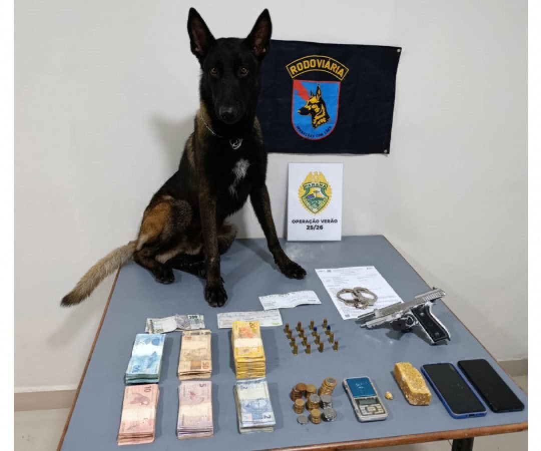 Olho Vivo auxilia PMPR na prisão de dois homens por tráfico de drogas em Guaratuba