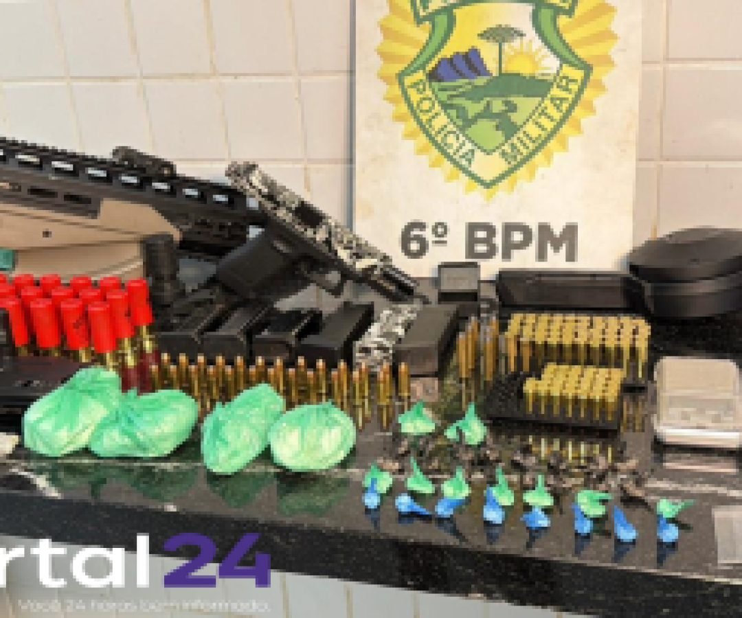 Polícia apreende arsenal e drogas em operação no Jardim Bela Vista