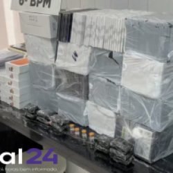 Polícia apreende celulares e medicamentos contrabandeados na rodoviária de Cascavel