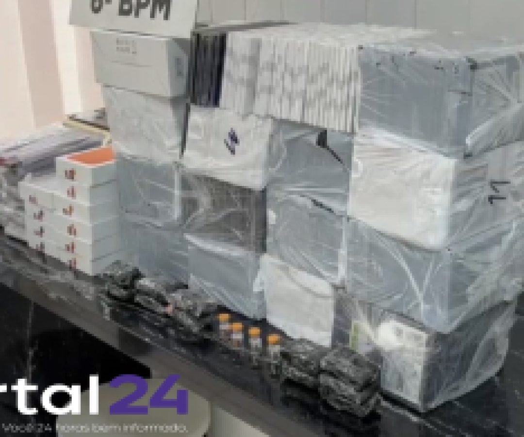 Polícia apreende celulares e medicamentos contrabandeados na rodoviária de Cascavel