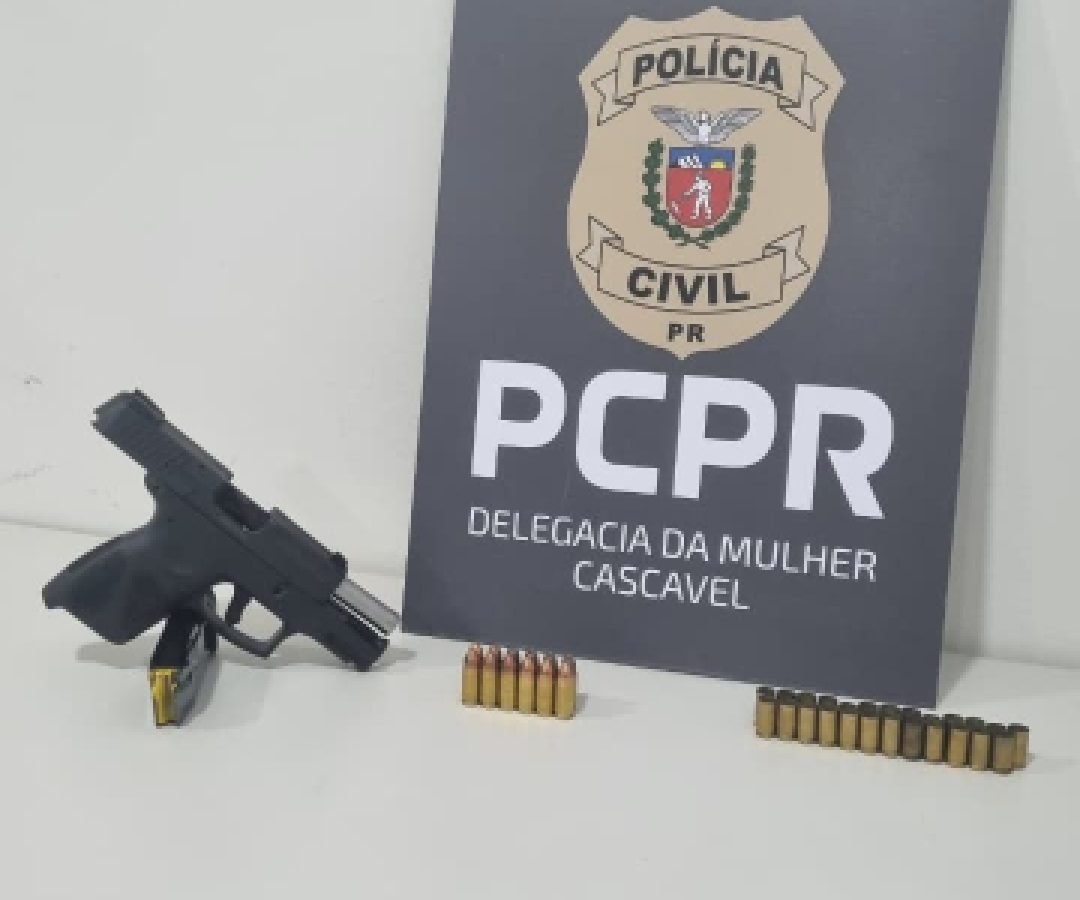 Polícia Civil apreende espingarda, pistola e munições durante Operação Mulher Segura