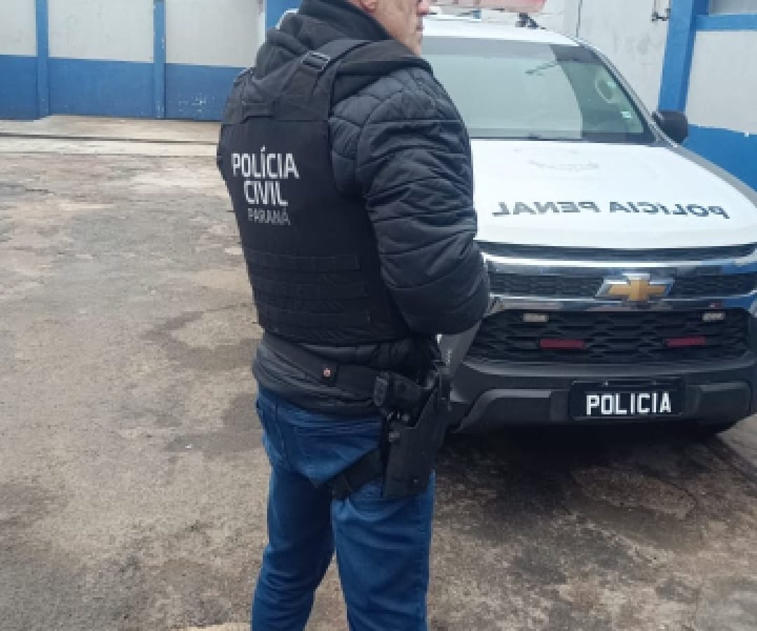 Polícia Civil cumpre mandado e prende homem condenado a mais de 28 anos por estupro em Castro