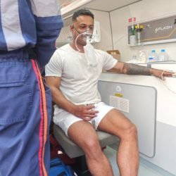 Policial militar de folga arrisca a vida e salva duas mulheres de incêndio em Sarandi