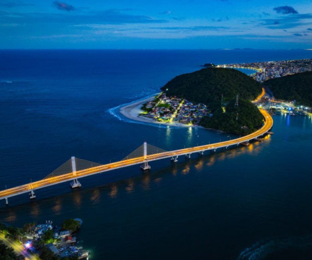 Ponte de Guaratuba: esforços concentrados nos acessos e instalação de iluminação