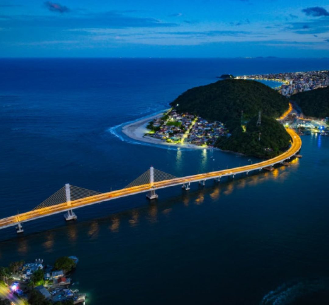 Ponte de Guaratuba: esforços concentrados nos acessos e instalação de iluminação