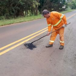 DER/PR começa conservação em 53,1 km da PR-092 na região Norte