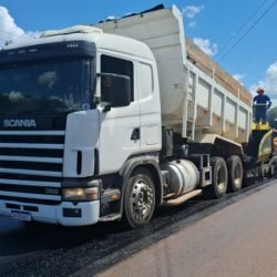 DER/PR realiza melhorias no pavimento de rodovia que dá acesso a Maravilha, em Londrina