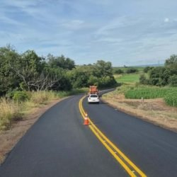 DER/PR realiza serviços de conservação em rodovias entre Uraí e Rancho Alegre