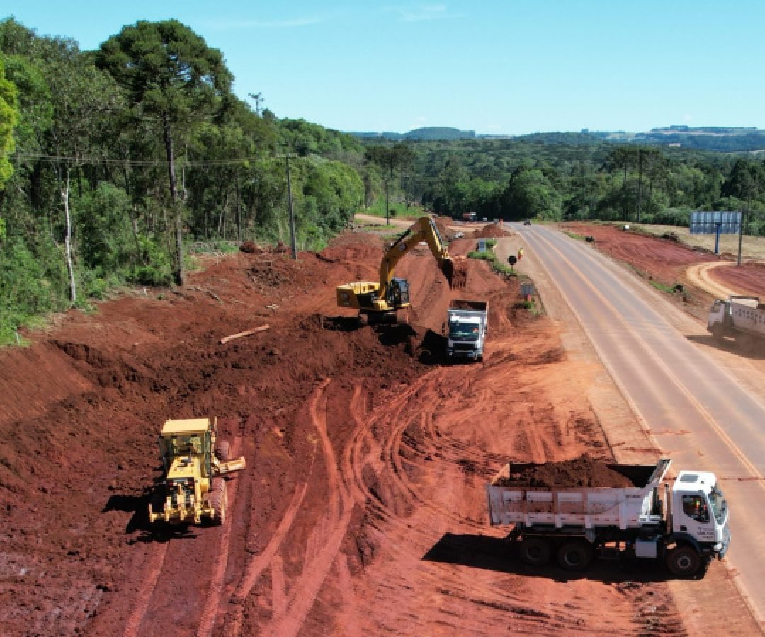 Detonação de rocha interdita PRC-466 entre Pitanga e Turvo nesta quarta-feira