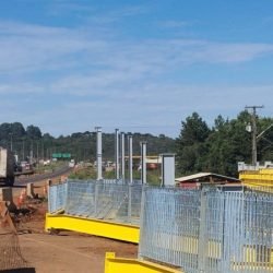 PRC-466 terá interdição de 30 minutos na próxima semana para obra de nova passarela