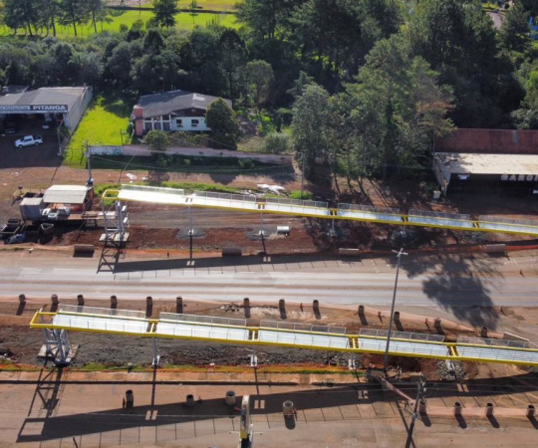 Pitanga terá interdição de rodovia na quarta para avanço em obra de nova passarela