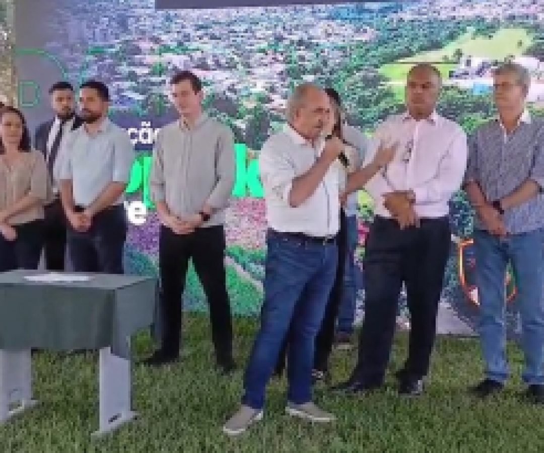 Prefeito Renato Silva anuncia Lago no Floresta