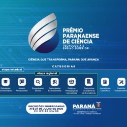 Prêmio Paranaense de Ciência recebe inscrições até 27 de julho em diferentes categorias