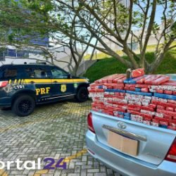 PRF apreende 132 quilos de maconha na BR-277, em Irati
