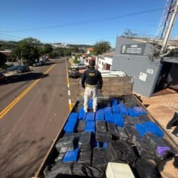 PRF apreende 2,8 toneladas de maconha e armas na BR-163