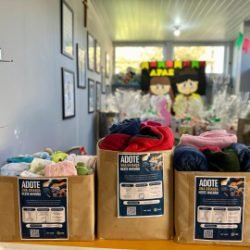 PRF entrega cerca de 3,5 mil peças de roupas arrecadadas na campanha "Adote uma Criança Neste Inverno" no Paraná
