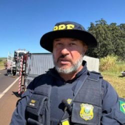 PRF já atendeu dois acidentes com vítimas na BR-277